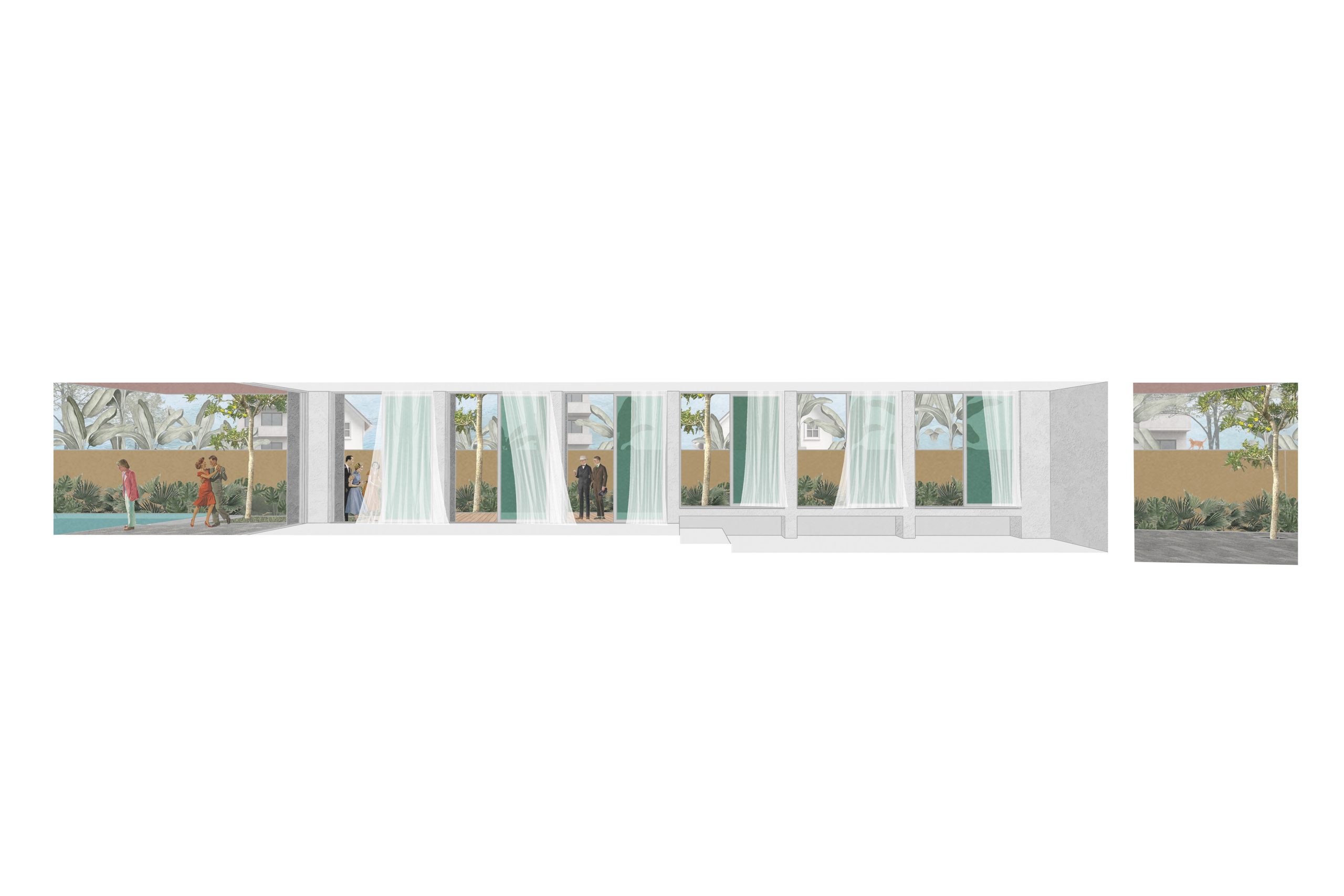 100 Windows by Inrestudio, Hanoi, concept diagram 3