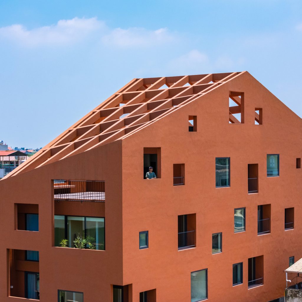 100 Windows by Inrestudio, Hanoi, exterior with the perforated double skin
