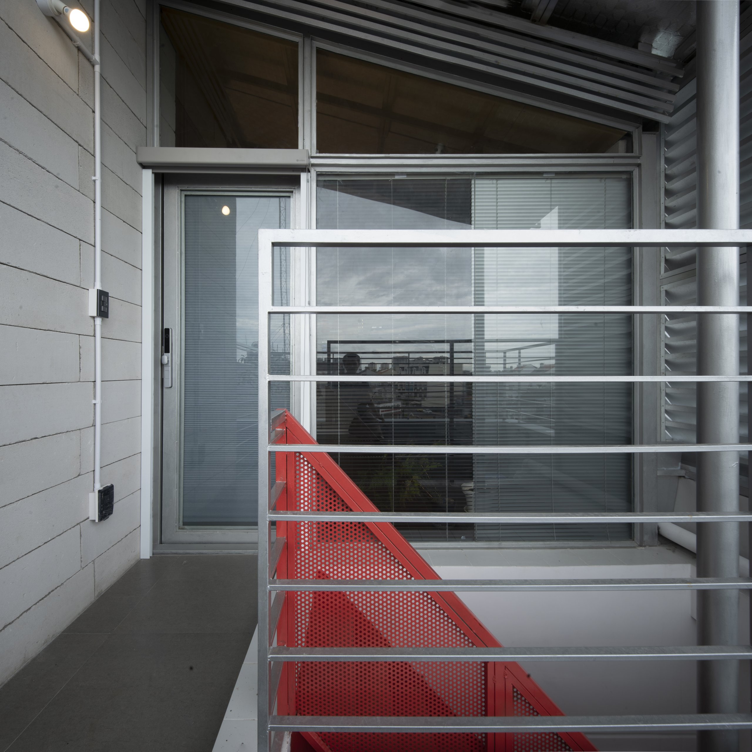 Room Above by scale50, Ho Chi Minh City, glazed edge with steel railing